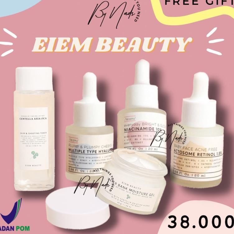 D58T [READY] EIEM BEAUTY SERUM MOISTURIZER TONER MAYRA SERUM EI.EM SERUM BRIGHTENING NIACINAMIDE, FA