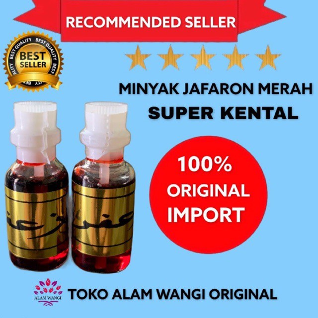 Minyak Wangi Jafaron Merah Kental Original Indonesia