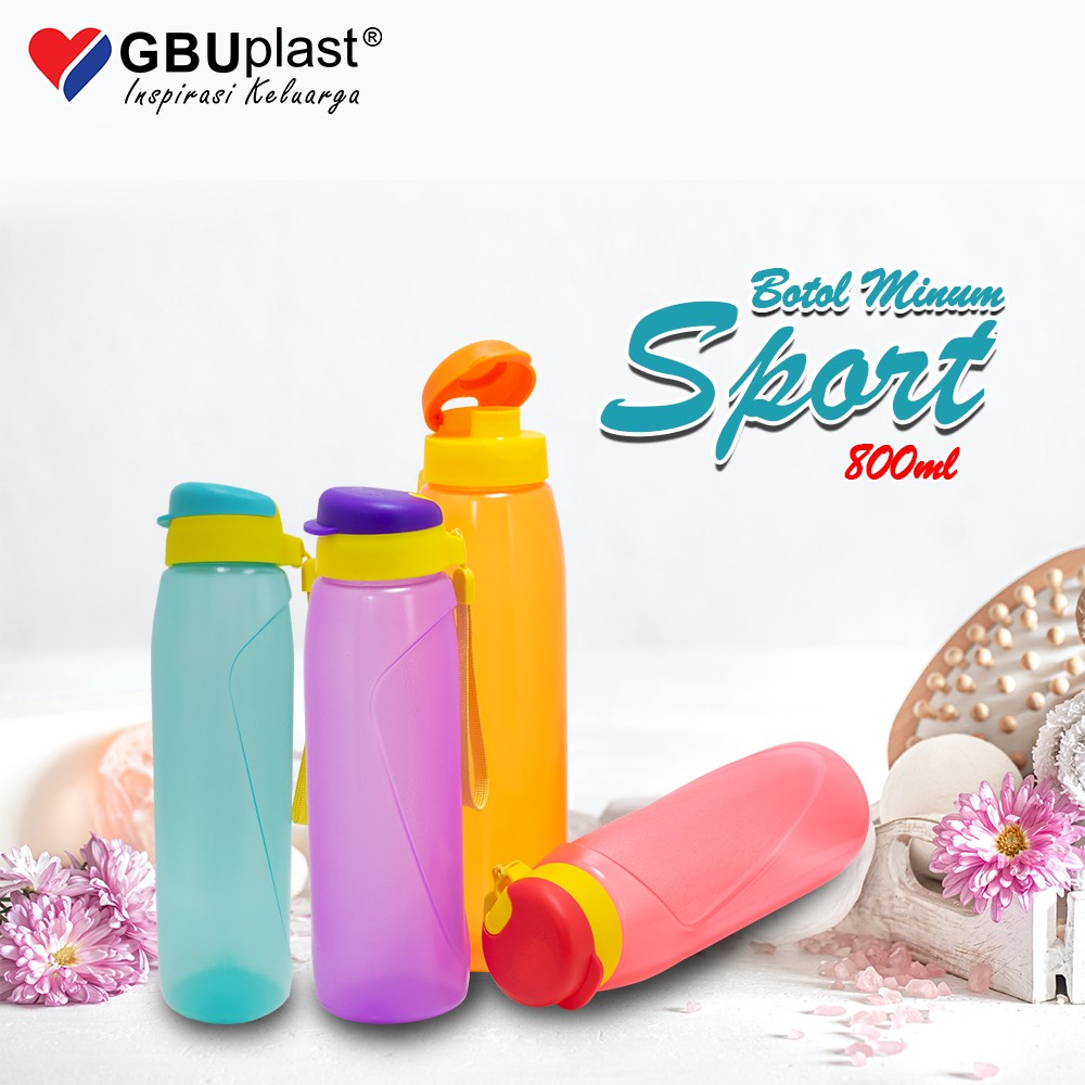 GBU PLAST Botol Air Minum Sport ukuran 800ml