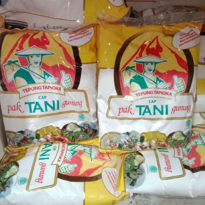 

Tepung Tapioka Cap Pak Tani Gunung 500gr