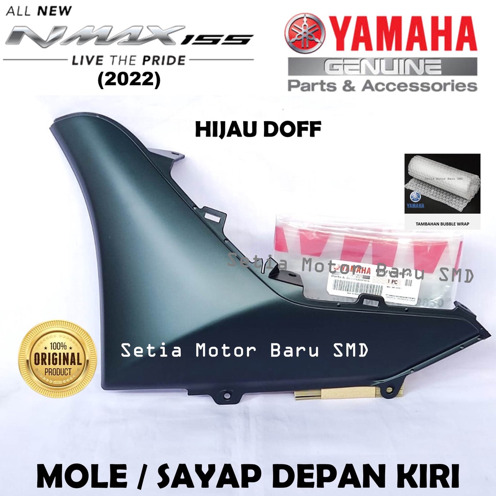 Jual Sayap Depan Mole Side Cover Lumpur All New Nmax N Max Hijau Doff Kiri Left Lh Asli Ori