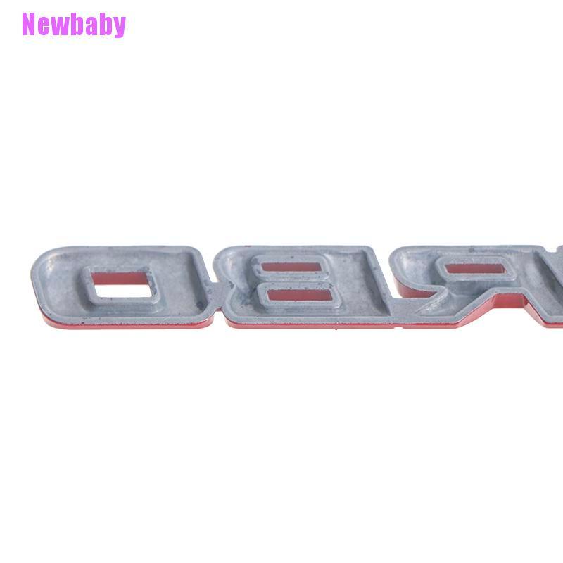 (Newbaby) Stiker Emblem Turbo 3D Bahan Metal Untuk Mobil / Motor