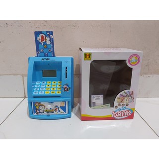 Mainan Celengan Anak ATM Mini Doraemon Bank Mesin Bahasa Mainan Celengan Anak ATM Mini Doraemon Bank Mesin Bahasa