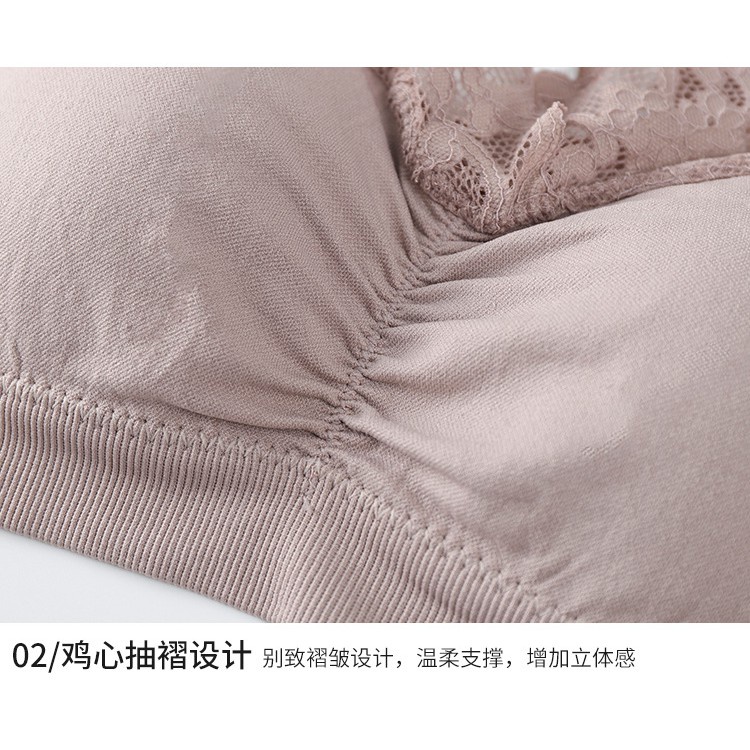 INDOMINI B055 Bra BH Wanita Tanpa Kawat Bahan Halus Bralette Elastis Sexy dengan Busa IMPORT