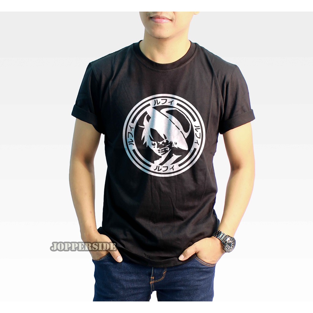 JOPPERSIDE T SHIRT KAOS DISTRO PRIA WANITA ANIME KOMIK MANGA JEPANG LUFFY ONE PIECE PREMIUM TS75