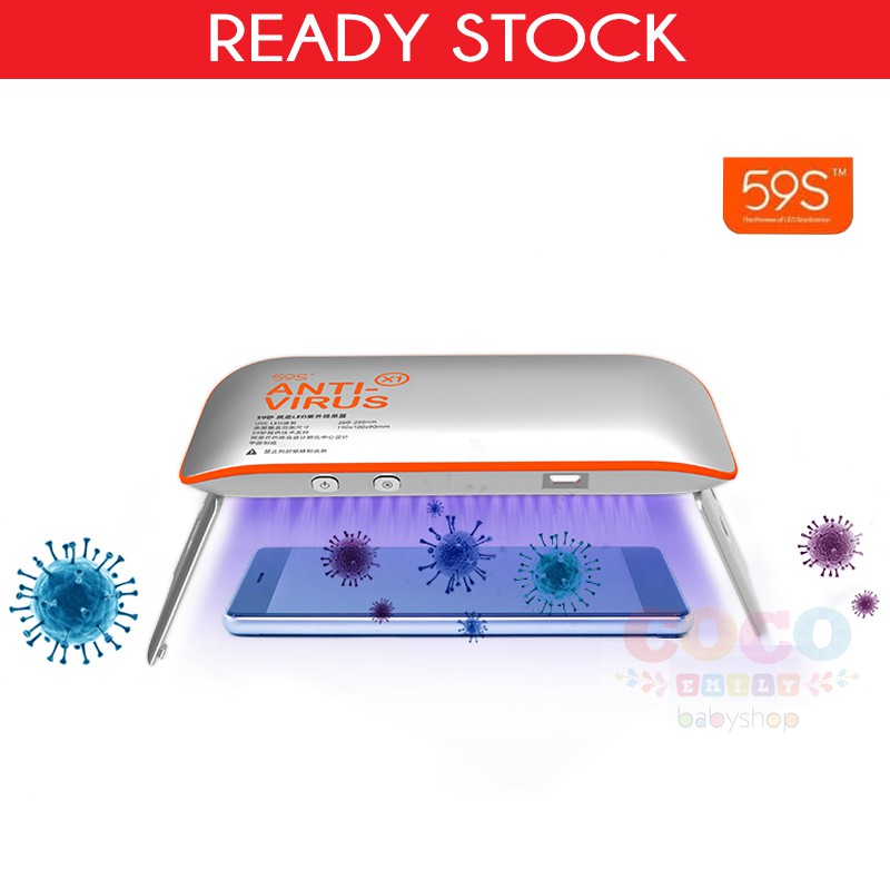 Ready 59s X1 UV UVC LED Portable Mask Sterilizer alat steril masker UV