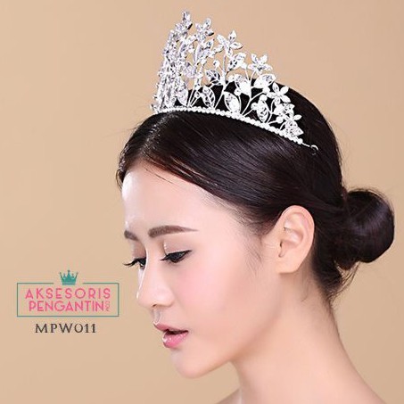 [STOK TERBATAS] HEADPIECE WEDDING AKSESORIS WANITA MAHKOTA PENGANTIN MPW011