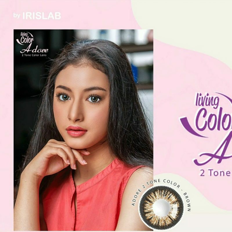 Softlens ADORE Living Color  by IRISLAB 14.4 MM Soflen Soflens Softlen LC ADORE 14.4MM Normal Softlense Warna