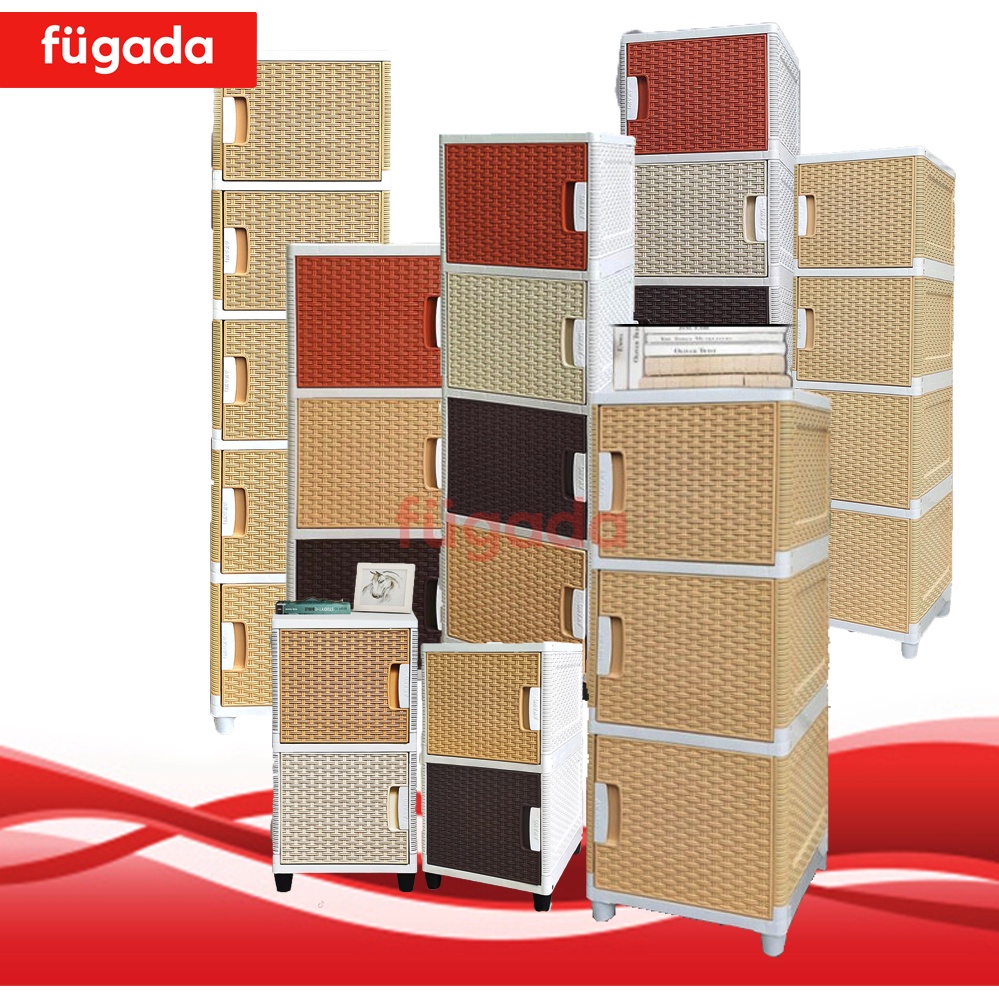 Lemari Plastik AKAKO SWING 3 susun