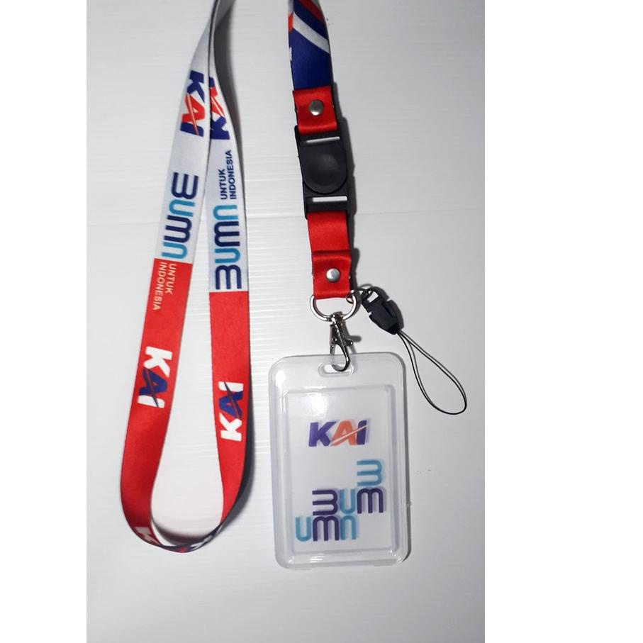 

Trendy PT.KAI Logo Baru Lanyard ,Strap ID, HP/Flashdisk Printing Digital (Paket Lengkap)