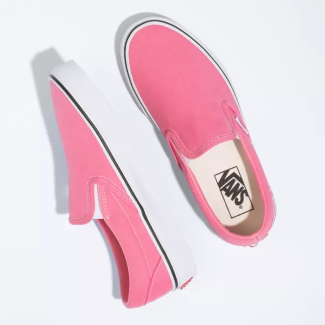 Sepatu Vans Slip On Sepatu Kasual Pria Wanita Murah Pink