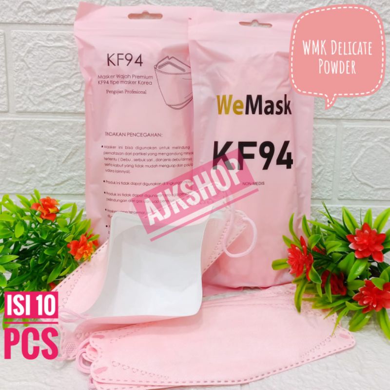 masker kf94 wemask senada isi 10 pcs/sachet