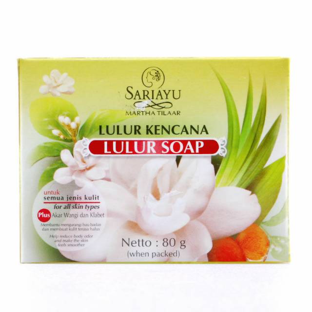 SARIAYU SABUN LULUR KENCANA - LULUR SOAP 80 gram