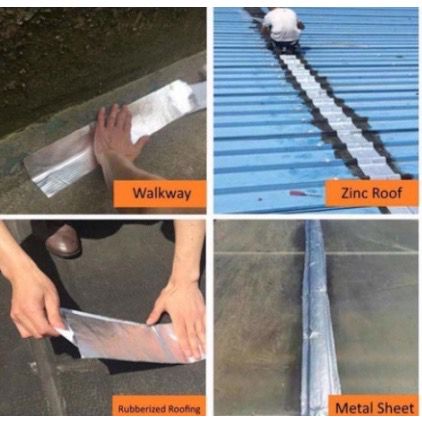 LAKBAN ALUMINIUM FOIL TAPE WATERPROOF ANTI BOCOR DAN TAHAN PANAS