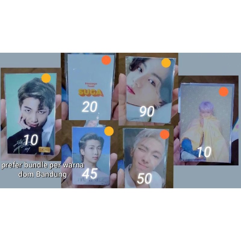 PC BTS official -Namjoon Fila, Jungkook dicon, namjoon persona, postcard persoma, ms suga, namnjoon 