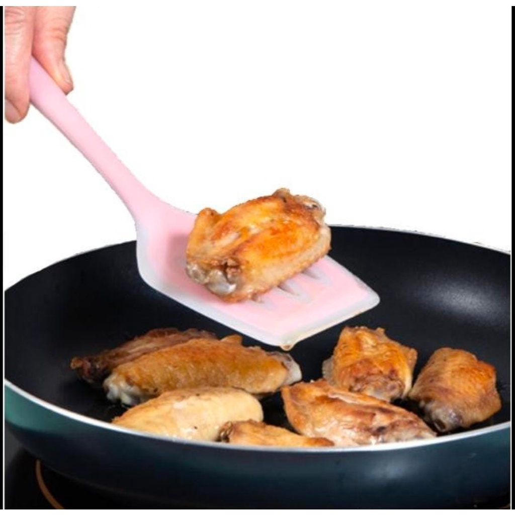 SPATULA SILICONE FOOD GRADE TAHAN PANAS/ SUTIL SILIKON ANTI LENGKET / SUTIL SILICONE TAHAN LAMA