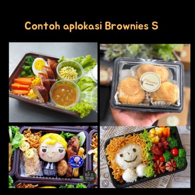 MIKA BROWNIES S KECIL / MIKA BROWNIES M SEDANG / MIKA BROWNIES L BESAR / BOX MIKA BROWNIES / MIKA KUE KOTAK / MIKA BRONIS BROWNIES BRWONIS