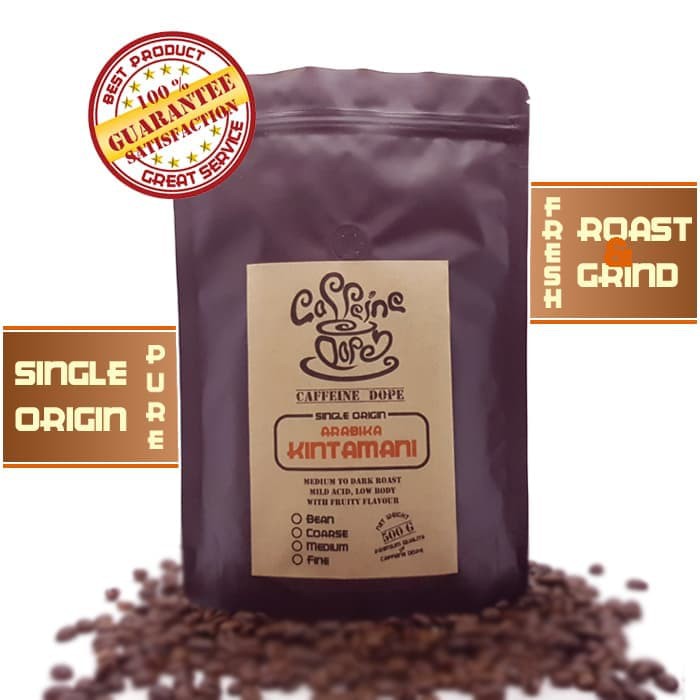 

Kopi Arabika Kintamani 500 Gr Single Origin Bean/Biji & Ground/Bubuk Bean - kkp2115