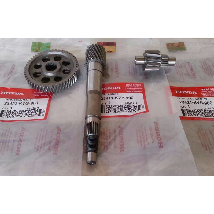 Gear Gir Gardan SET Gear Box Rasio CVT Honda Beat  Scoopy Karbu ORI AHM