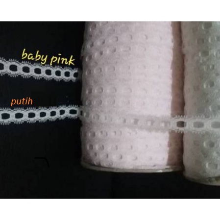 

Renda air 1cm perrol panjang 18 yard