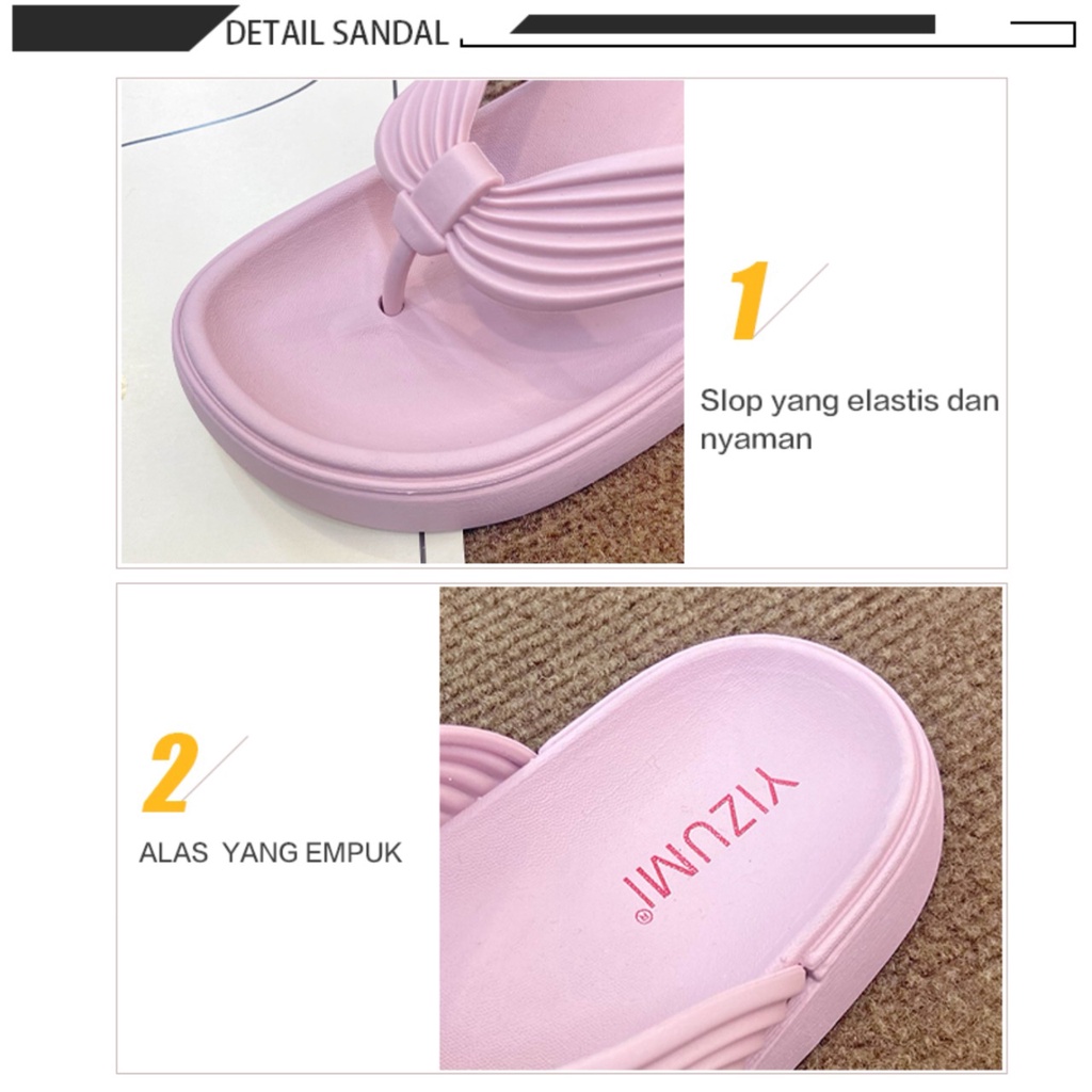 Sandal Jepit Wanita Jelly | Sendal Jepit Jelly Wanita | 2005-Y1