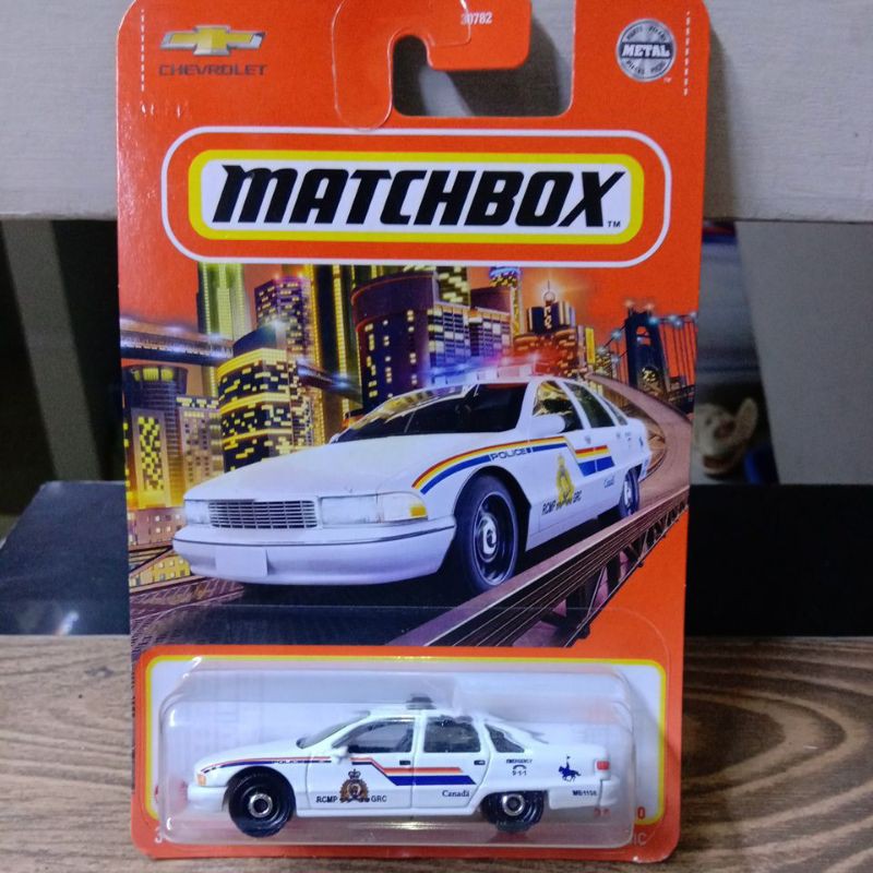 Matchbox '94 Chevy Caprice Classic Police Canada Chevrolet RCMP Patrol Car Mounted Police Foundation