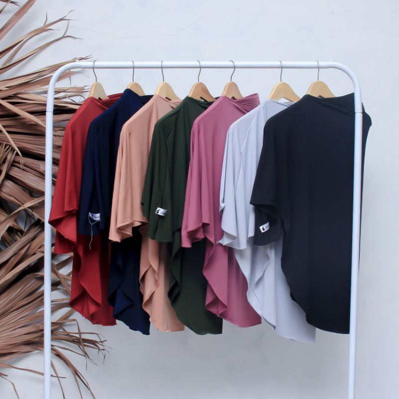 Jilbab Instan Bergo Raita Simple Pad Jersey Original Zivallent-7