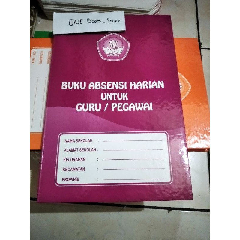 Buku Absensi Harian Guru / Pegawai