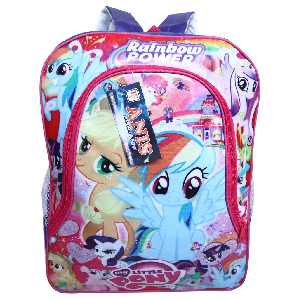 Ransel Anak Mika Pony Ungu Tas Sekolah TK Bagus Lucu Imut Murah Keren