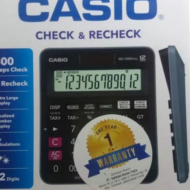 

✛— CASIO MJ-120D KALKULATOR DESKTOP
