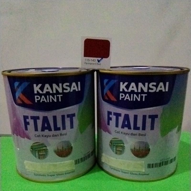 Ftalit 143 Permanent Red / Cat Kayu & Besi 1ltr