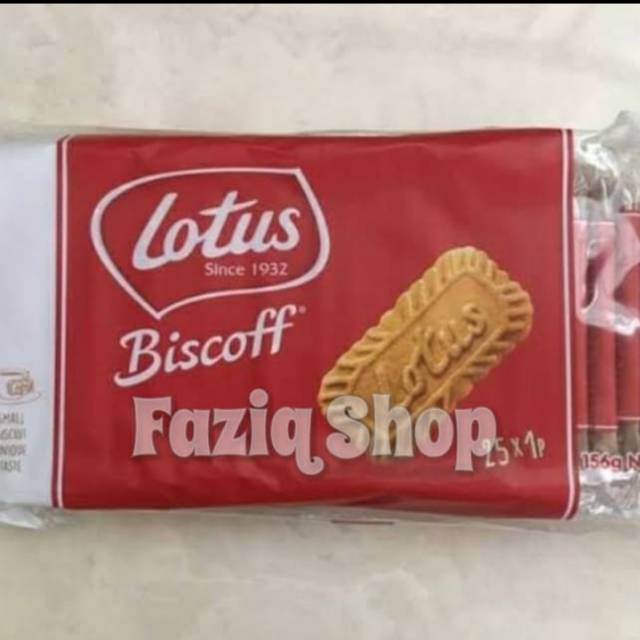 

Biskuit Lotus Biscoff 25 Pcs 156gr