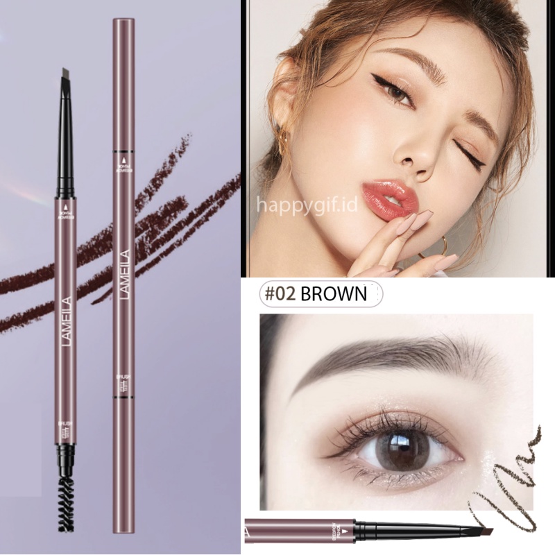 LAMEILA Pensil Alis 2 in 1 Kepala Ganda Eyebrow NEW LA136 832