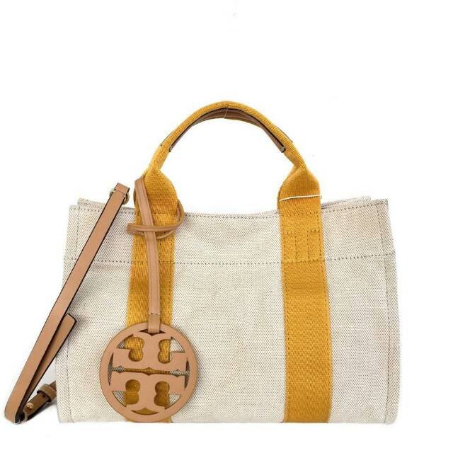 Tory Burch Miller Canvas Tote totebag toryburch ori original authentic