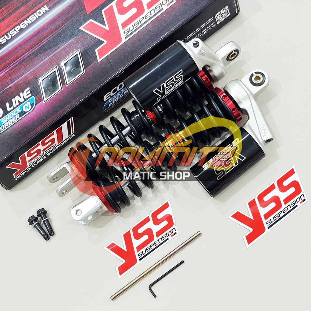 Shock YSS G Series Smooth Black Edition Shockbreaker New Aerox 155 NMAX 2020 Connected