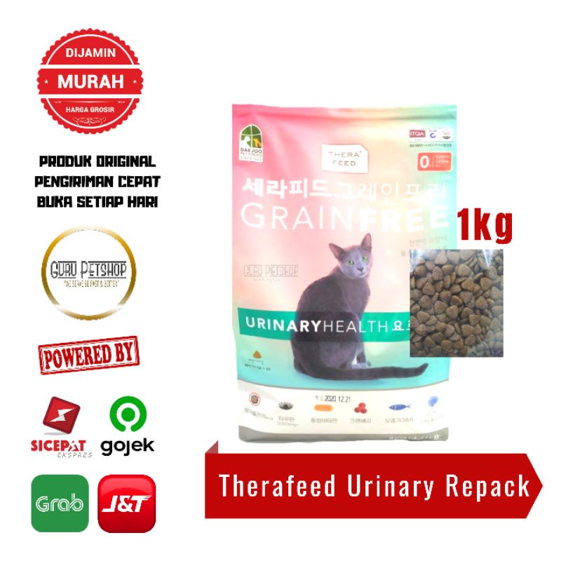 Makanan Kucing Therafeed Urinary 1kg Therafeed Urinary Grainfree