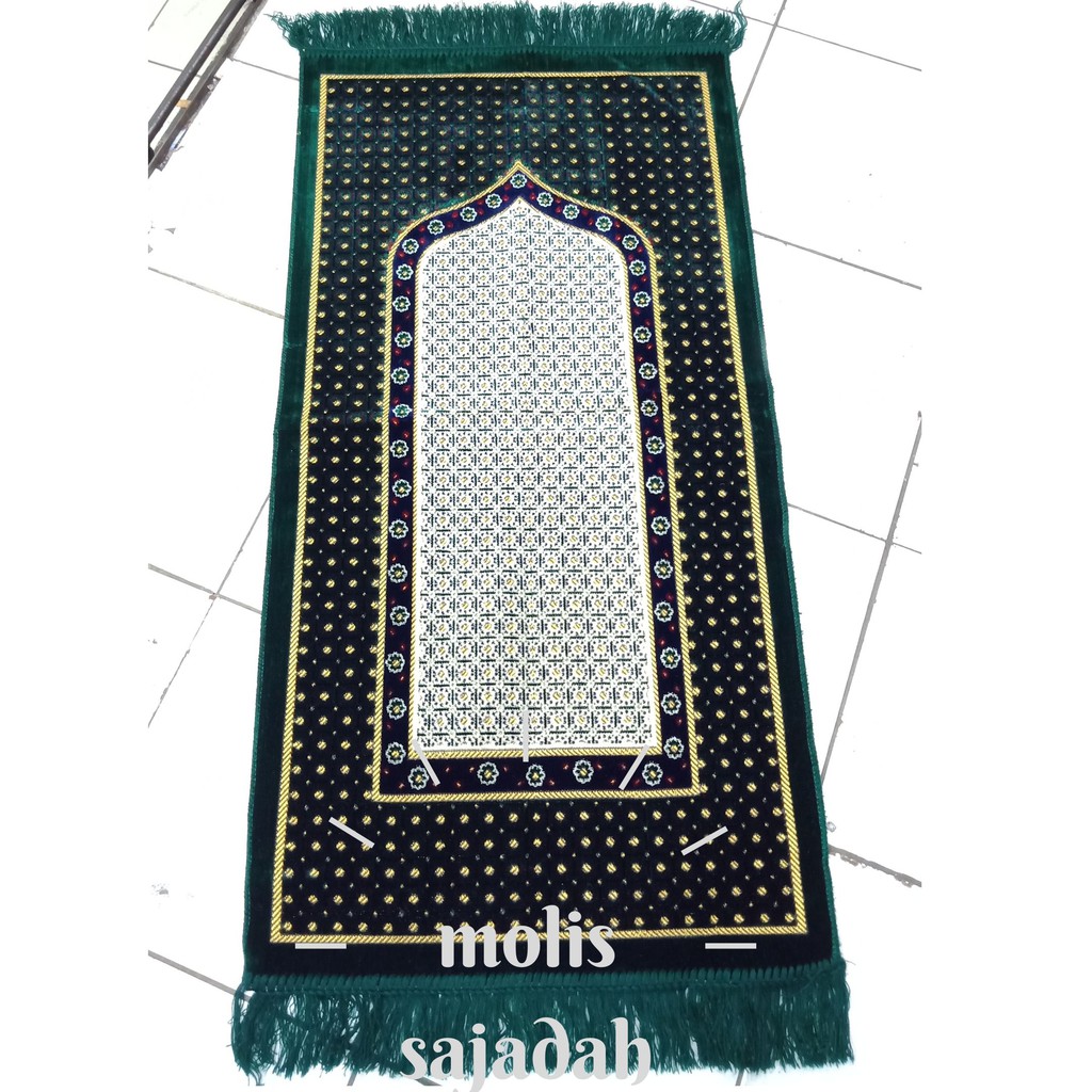 Sajadah Murah ukuran 55x110 Bahan tebal bludru Sajadah anak perlengkapan Sholat