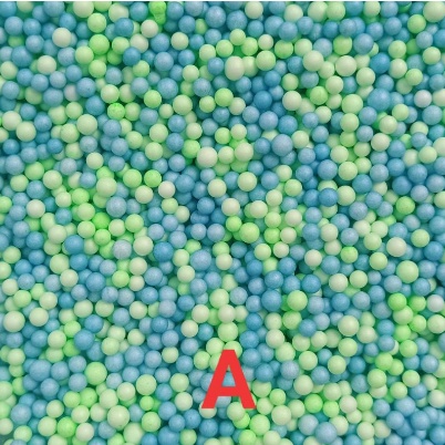 ✅Butiran kecil styrofoam salju sterofoam warna putih / Styrofoam Butiran Warna-Warni Foam Floam Bead