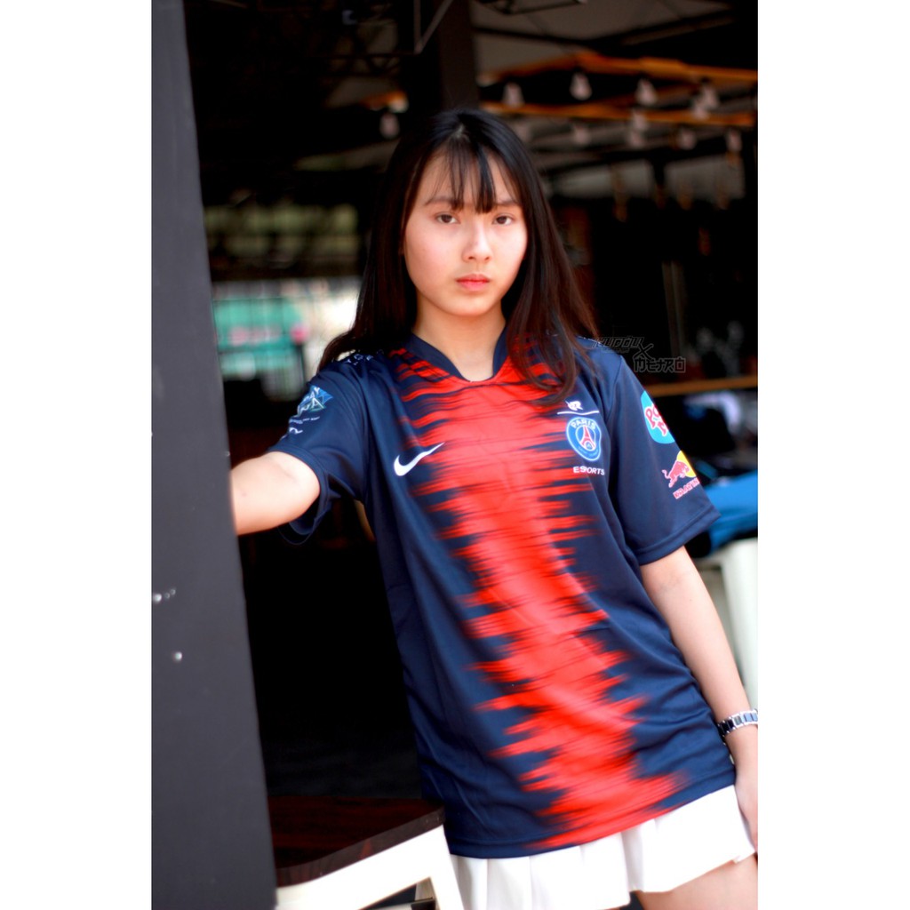 Jersey Team PSG RRQ Navy Free nickname