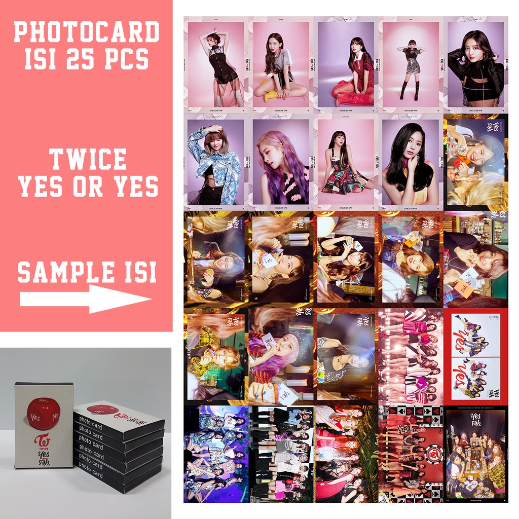 Photocard twice isi 25sheet