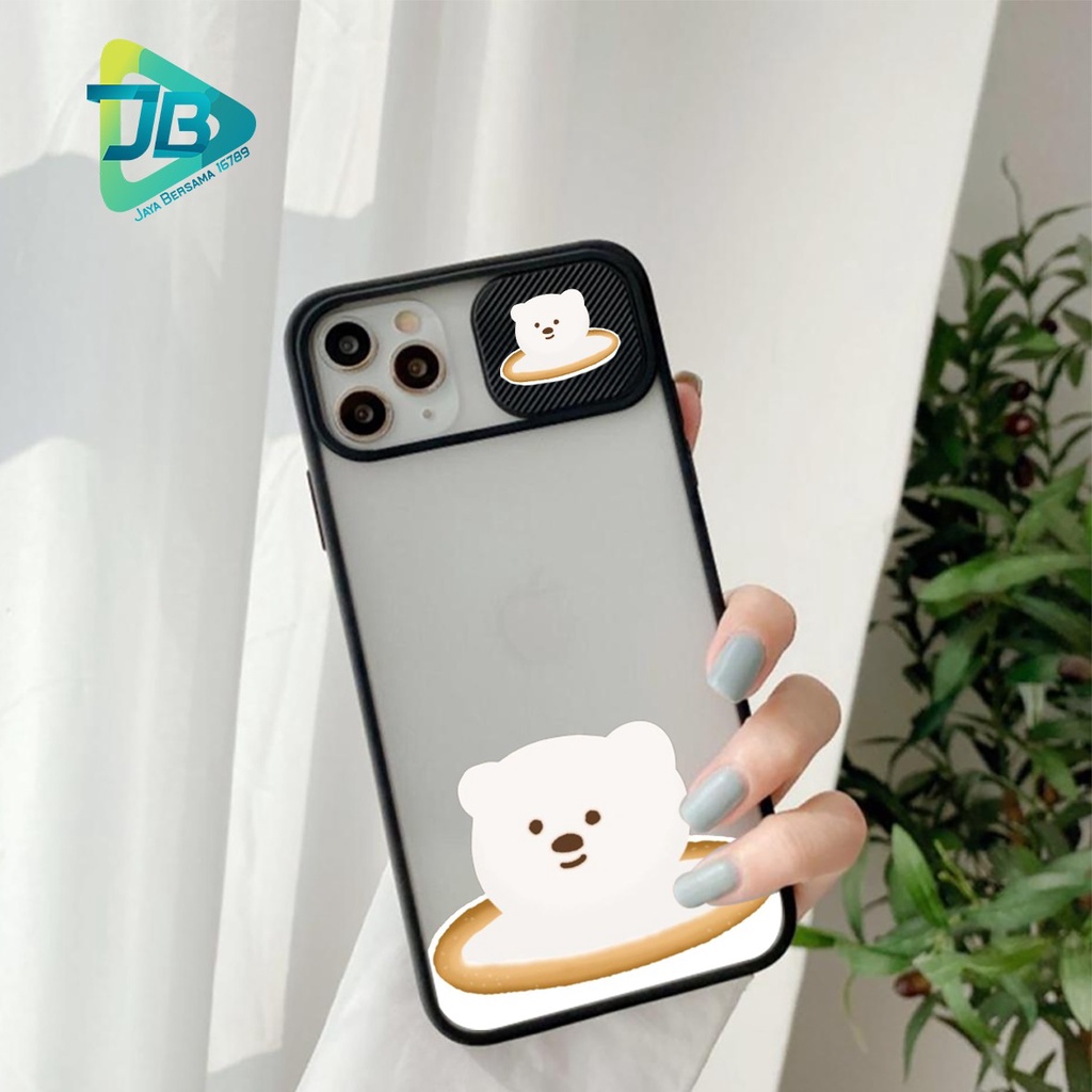 SOFTCASE SLIDE KAMERA ICE BEARS OPPO VIVO SAMSUNG XIAOMI REALME IPHONE ALL TYPE JB4970