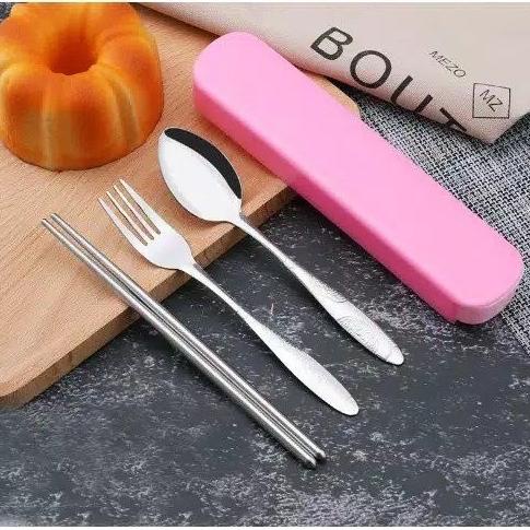 *#*#*#] SENDOK SET TRAVELING LENGKAP BOX