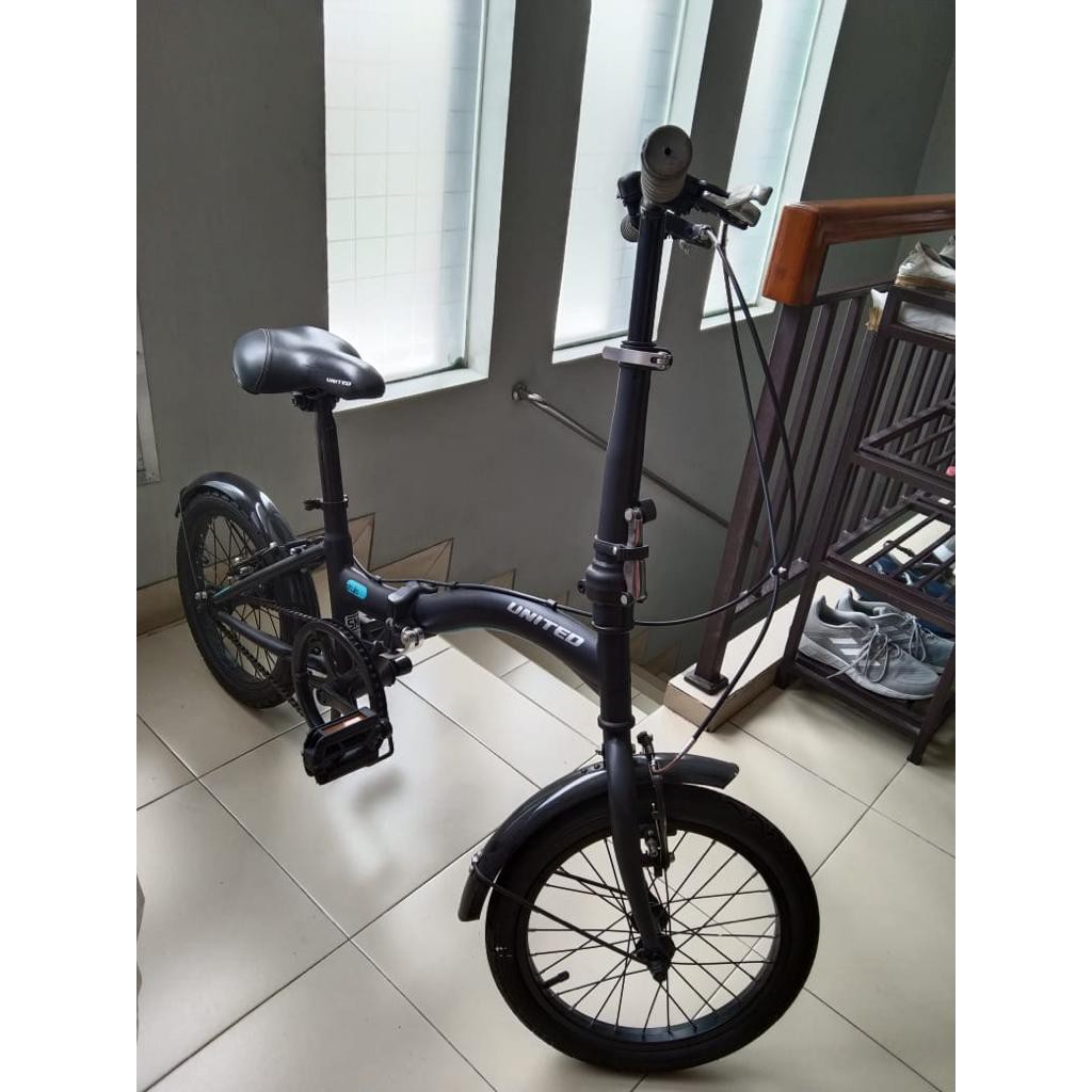 Sepeda Lipat United Stylo 16 Inch SINGLE SPEED
