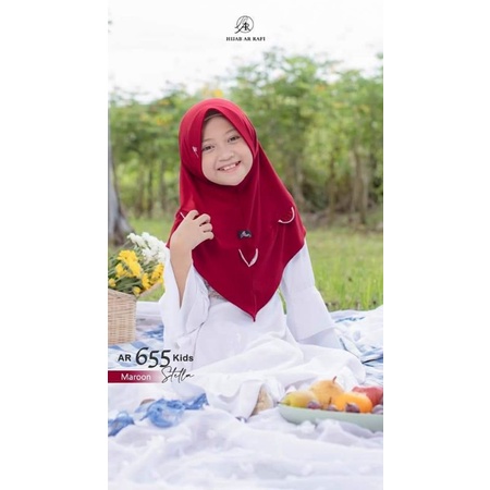 arrafi ar 655 kids jilbab instan arrafi kids kudung anak kerudung bergo instan anak hijab anak arraf