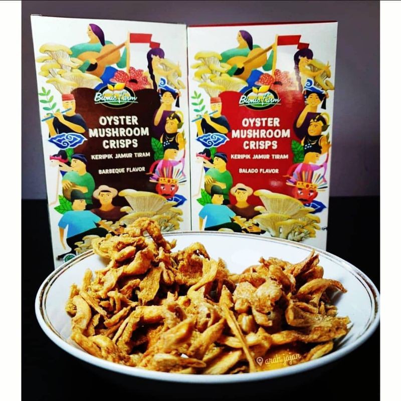 

Kripik jamur tiram keto friendly