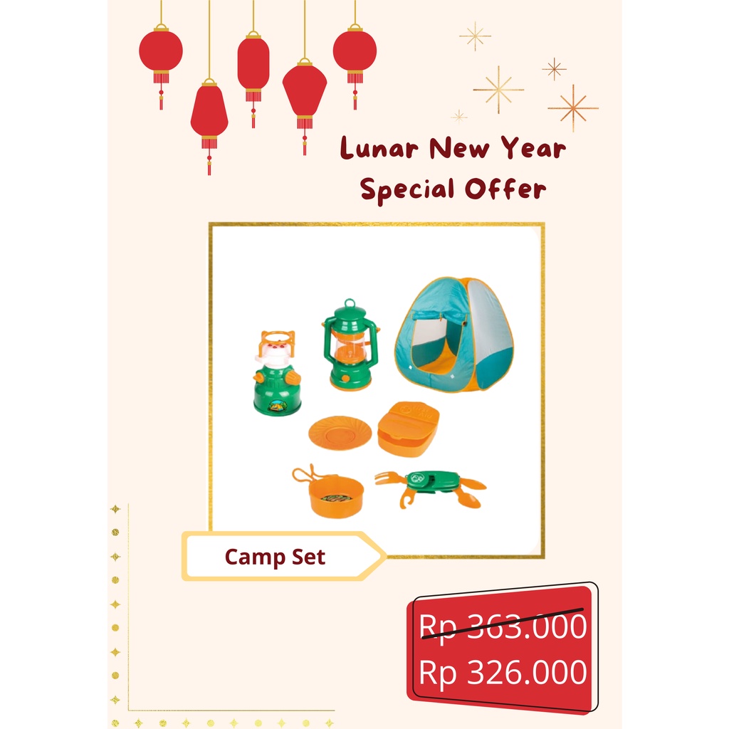 Mainan Set Tenda Camping Anak