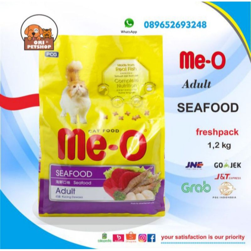 meo seafood meo adult seafood 1,2 Makanan Kucing Me-o Dewasa