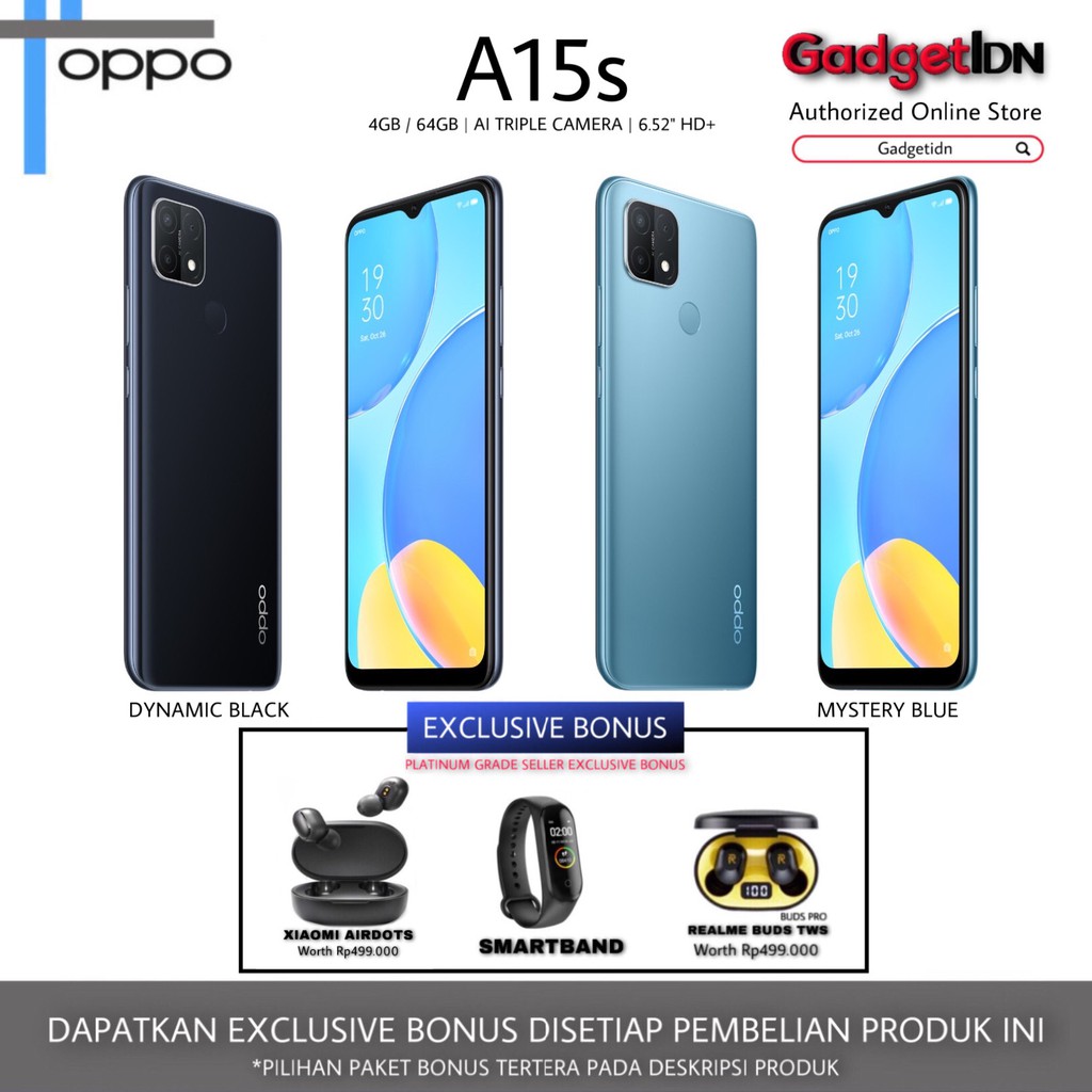 OPPO A15S 4/64 GB GARANSI RESMI-1