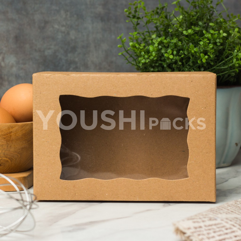 

(5 pcs)Box Brownies/Dus Brownies/Kotak Packaging Brownies PREMIUM 16x11x5cm