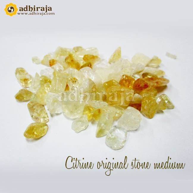 Batu Kristal/crystal stone Citrine Original Medium.